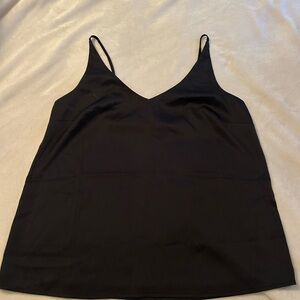 Banana Republic Black Satin Camisole Top